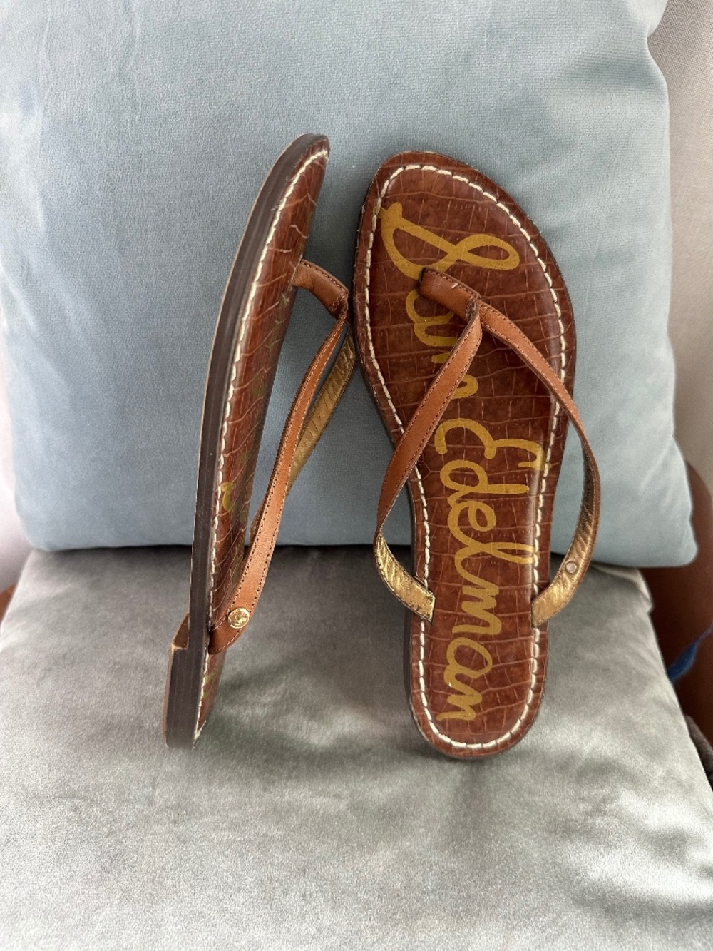 Sam Edelman Gracie Thong Sandals size 8M - Picture 2 of 5